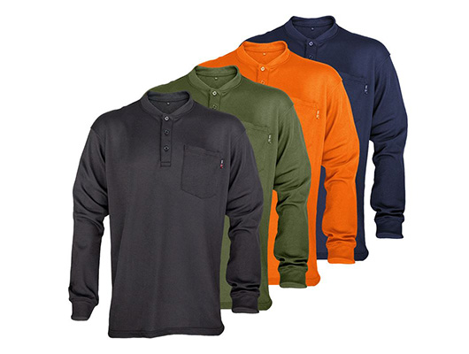 aramid 3A henley shirt